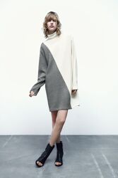 Короткое платье туника из мягкой ткани Zara - S, M, L