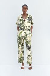 Комбинезон женский брючный в принт Zara - XS, S, L