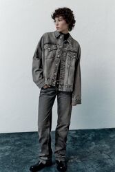 Джинсова куртка піджак оверсайз Zara - XS-S 