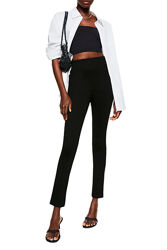 Базові чорні легінси зі щільного трикотажу Mango - S, M, L, XL, XXL