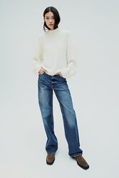 Махровий трикотажний светр Zara -  S, M, L - Екрю