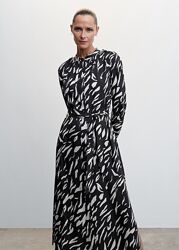 Сукня міді з принтом Mango - L