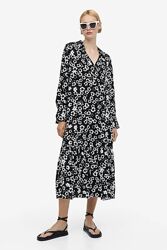 Сукня міді з квітковим принтом H&M - XS, M - більшомірить