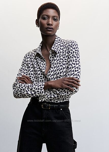 Сорочка блузка з принтом Mango - S, M, L