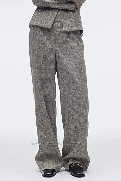 Широкі штани з еластичним поясом Zara - S