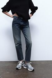 Джинси прямого крою з середньою посадкою Zara - 38, 42