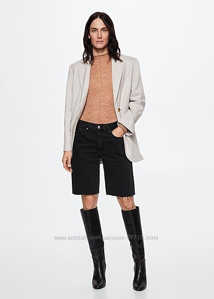 Джинсові шорти бермуди з серед. посадкою Mango - 32, 34, 36, 38, 40, 42, 44