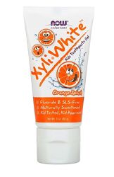 Now foods, solutions, xyliwhite, зубна паста-гель дитяча 85 г