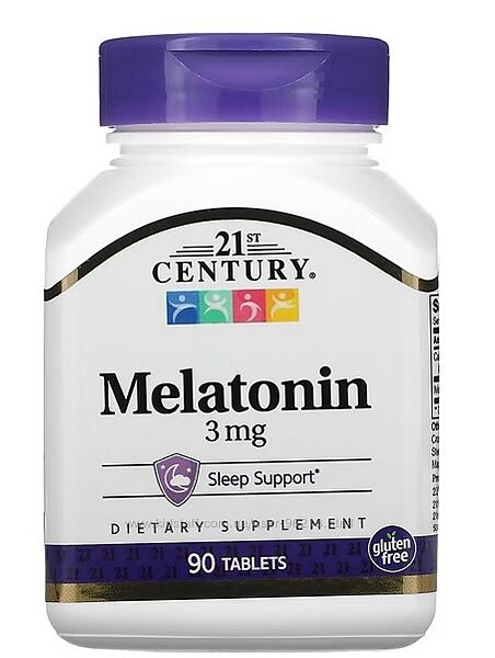 дитяче дозування мелатонін, 3 мг, 90 табл,