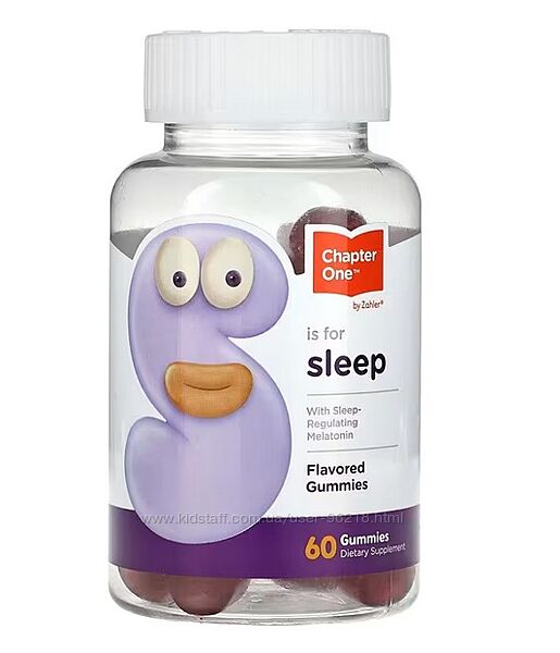 Chapter One, жувальні таблетки для сну 60 шт, мелатонін