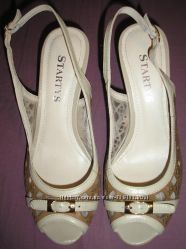  новые туфли летние-босоножки на каблуке, меняюсь