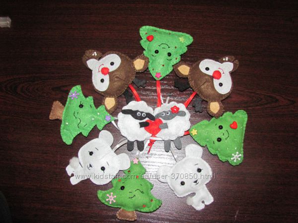 игрушки из фетра