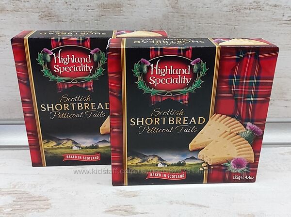 Печиво Highland Speciality Shortbread Petticoat Tails Шотландія 