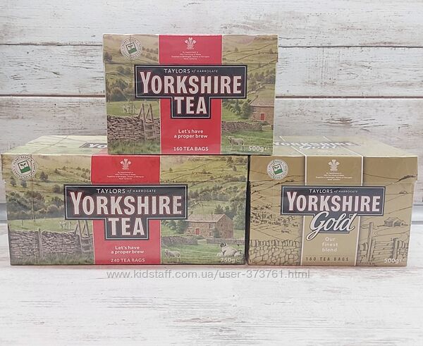 Чай в пакетиках Йоркшир Yorkhsire tea Англія