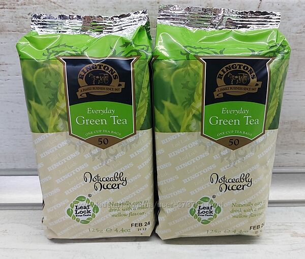 Ringtons Everyday Green Tea Bags зелений