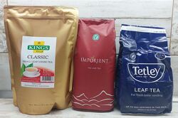 Англійський листовий чай 1kg. Tetley Kings Imporient розписний 1кг.