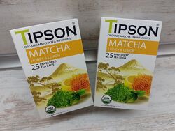 Чай Tipson Organic Matcha Honey & Lemon чай в пакетиках 