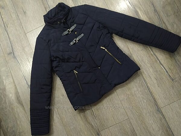 38-36/xs-sprinciplesстильная черная теплая куртка