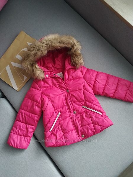 Весняна куртка Zara зріст 104-110 на синтепоні та флісі