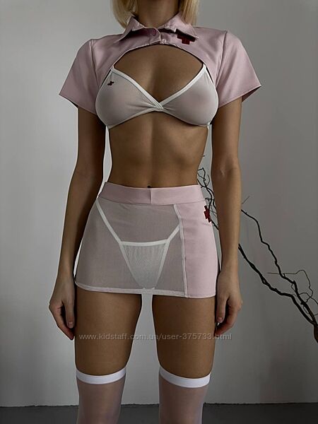 Красивий костюм комплект набір медсестри медсестра рольовий ігровий костюм