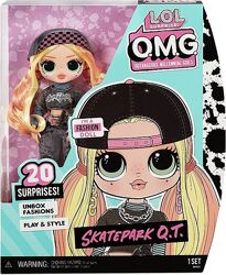 Кукла лол омг Леди Скейтер lol surprise omg Skatepark Q. T. Оригинал  