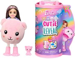 Кукла Барби Челси в костюме Мишки Тедди Barbie Cutie Reveal Chelsea Teddy 