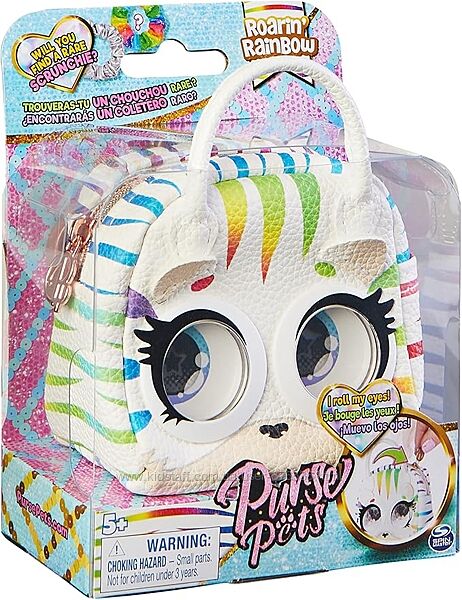 Інтерактивний гаманець Райдужне тигреня Purse Pets Micros Rainbow Tiger