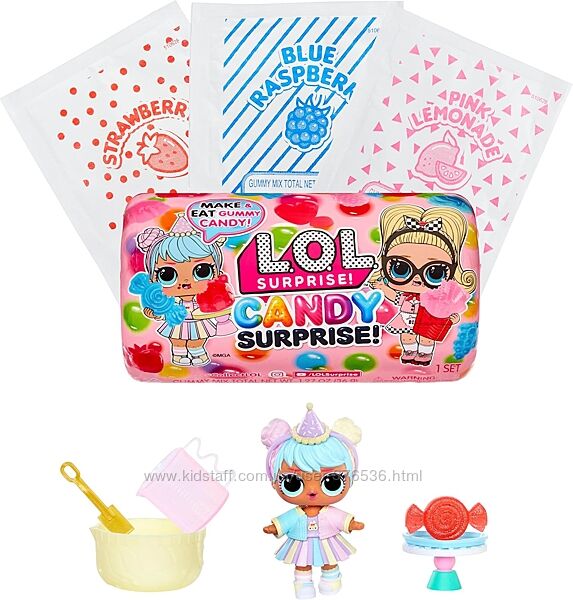 Кукла LOL Surprise Candy Tot ЛОЛ Сюрприз Кенди с конфетницей сделай сам