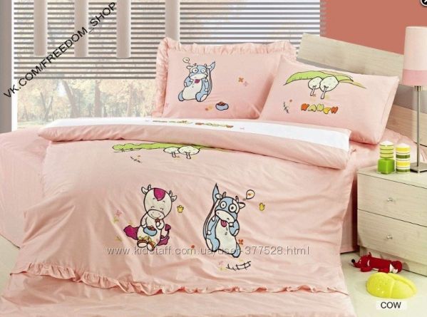 Детский Сатин с вышивкой