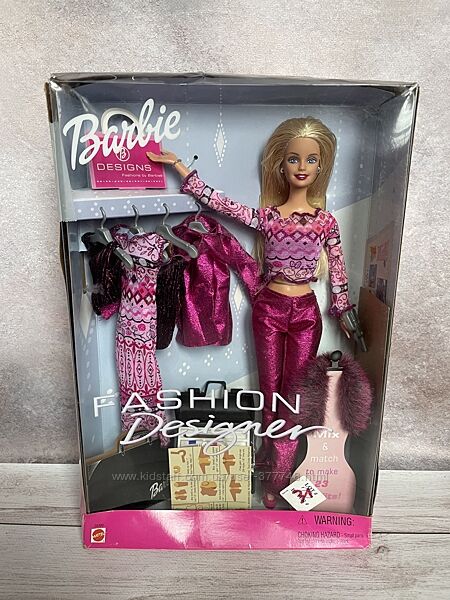 Лялька Барбі дизайнер Fashion Designer Barbie