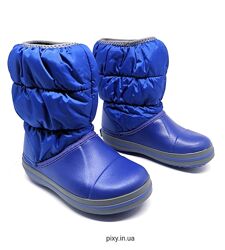 Зимние детские сапоги Крокс Crocs Winter Puff Boot Kids 14613