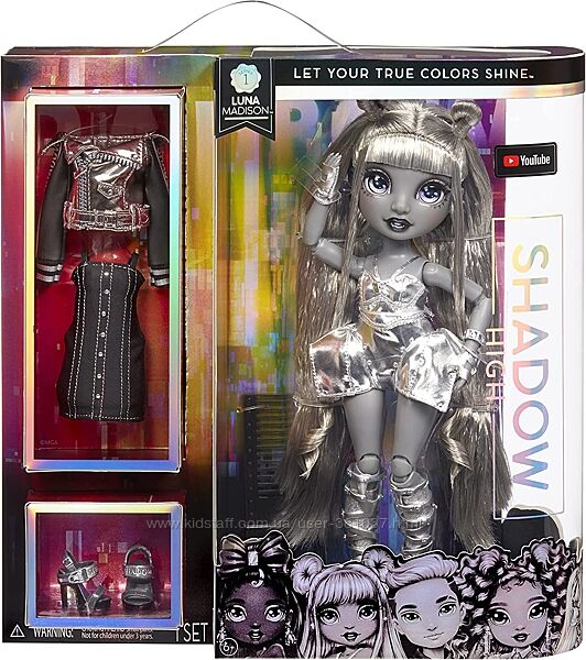 Кукла Rainbow High Shadow Series 1 Luna Madison Рейнбоу Хай Луна Медисон