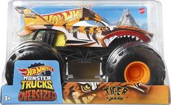 Хот Вилс Монстр Трак Тигровая Акула Hot Wheels Monster Trucks Tiger Shark 