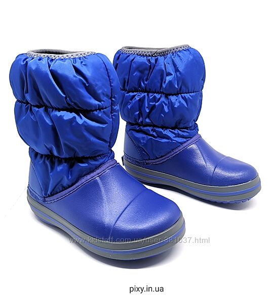 Сапоги зимние детские Крокс Crocs Winter Puff Boot Kids C9-J3 14613