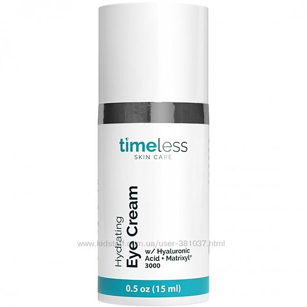 Timeless Hydrating Eye Cream  Увлажняющий крем для кожи вокруг глаз, 15 мл