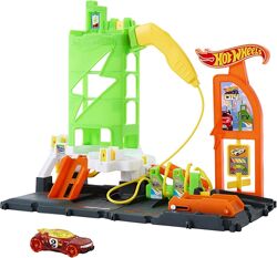Трек Хот Вилс Заправочная станция Hot Wheels City Super Recharge Station