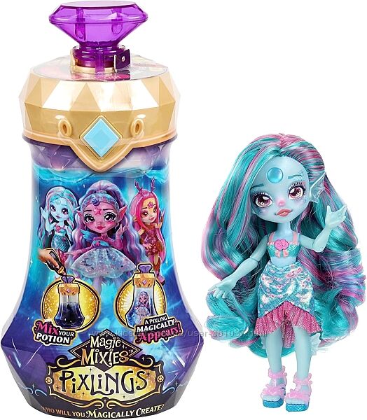Лялька Magic Mixies Pixlings Unia Піксілінг Унія Пикслинг Marena mermaid