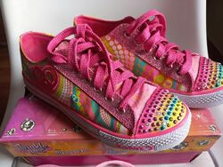 Skechers кеды с мигалками обуты 1 раз