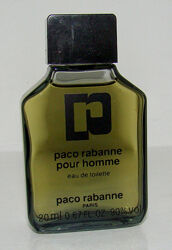 Туал. вода Paco Rabanne Pour Homme Paco Rabanne 20 мл. Оригінал. Вінтаж.