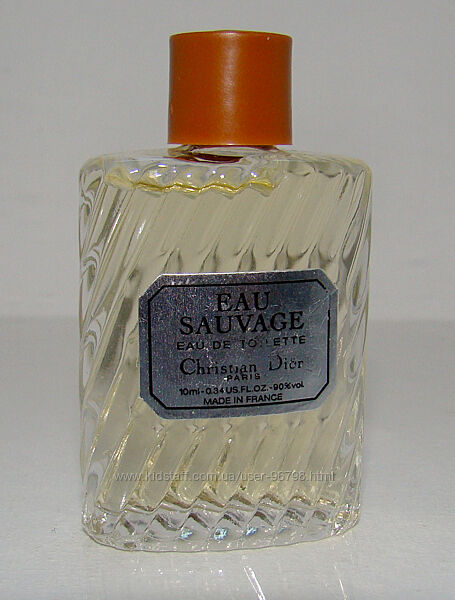 Мініатюра Christian Dior Eau Sauvage 10 мл. Оригінал. Вінтаж.