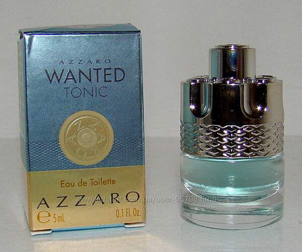 Мініатюра Azzaro Wanted Tonic. Оригінал.