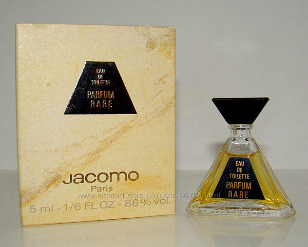 Мініатюра Jacomo Parfum Rare edt. Оригінал. Вінтаж.