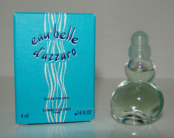 Мініатюра Azzaro Eau Belle DAzzaro. Оригінал. Вінтаж