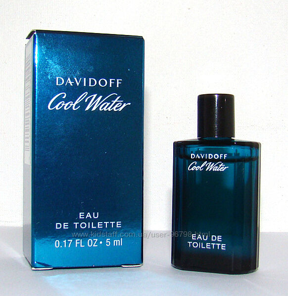 Мініатюра Davidoff Cool Water 4.5 мл. Оригінал.