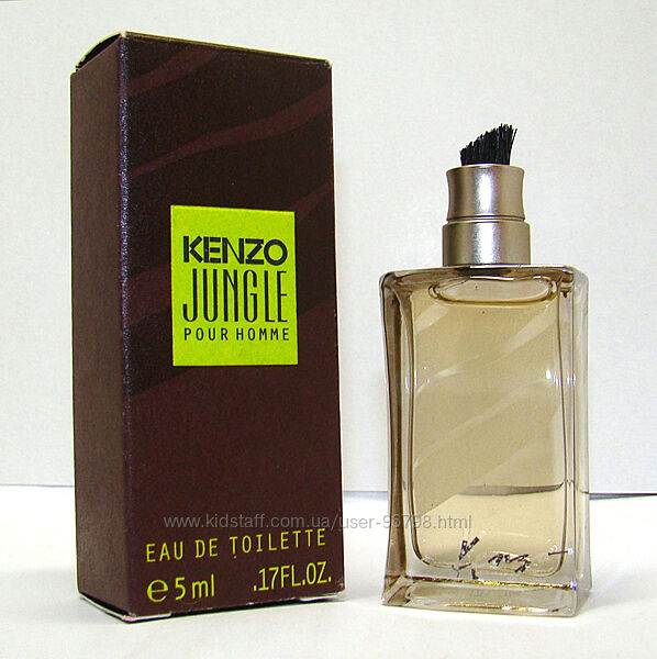 Мініатюра Kenzo Jungle pour Homme, Jungle Zebre. Оригінал. Вінтаж