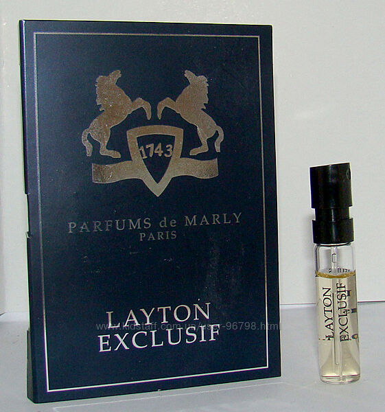 Пробник Parfums de Marly Layton Exclusif. Оригінал.