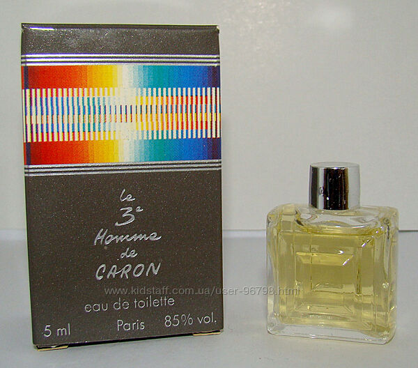 Мініатюра Caron le 3 homme, edt. Оригінал.