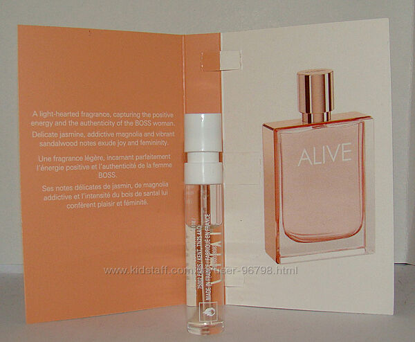 Пробник Hugo Boss Alive Eau de Toilette. Оригінал.