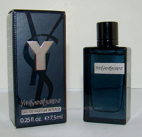 Мініатюра Yves Saint Laurent Y Pour Homme Eau de Parfum Intense. Оригінал.