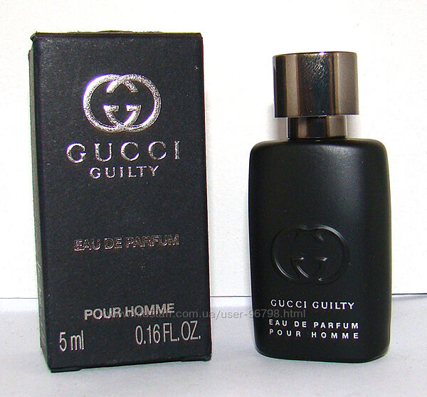 Мініатюра Gucci Guilty Pour Homme Eau de Parfum 5 мл. Оригінал.
